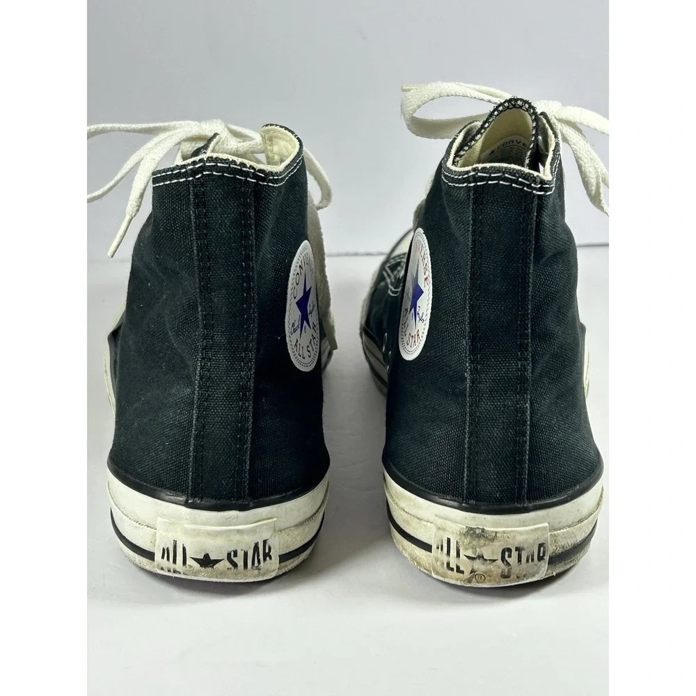 Vintage Converse Black Chuck Taylor All Star High Top Men's 8.5 Women's 10.5Y2K‎ - Picture 4 of 7